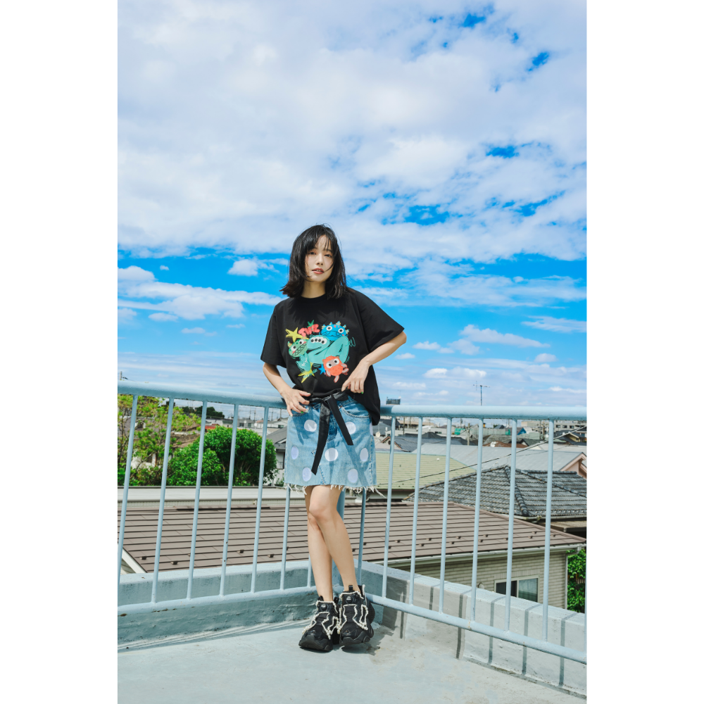 鳥木A 【TシャツA　ブラック】