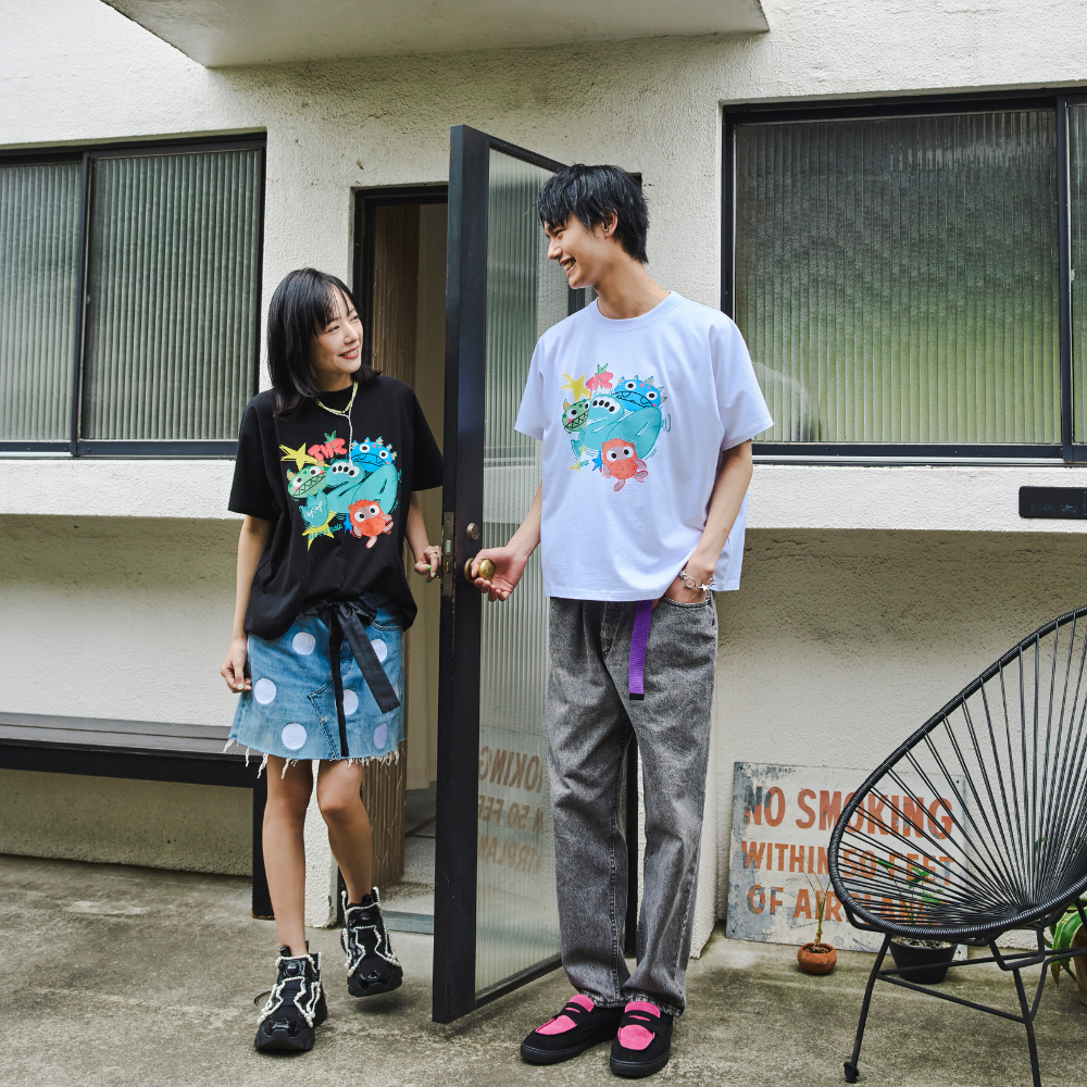 鳥木A【TシャツA　ホワイト】