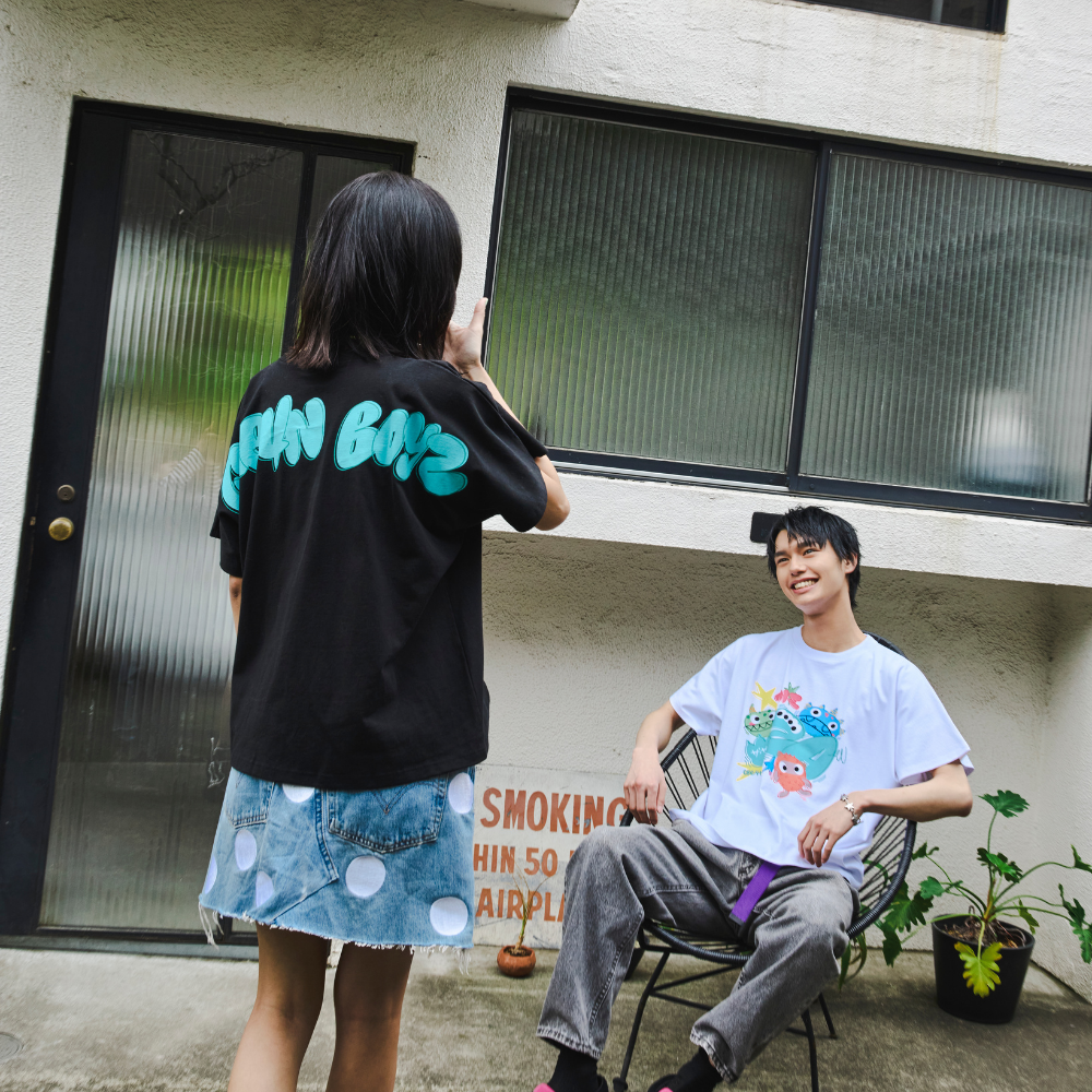 鳥木A【TシャツA　ホワイト】