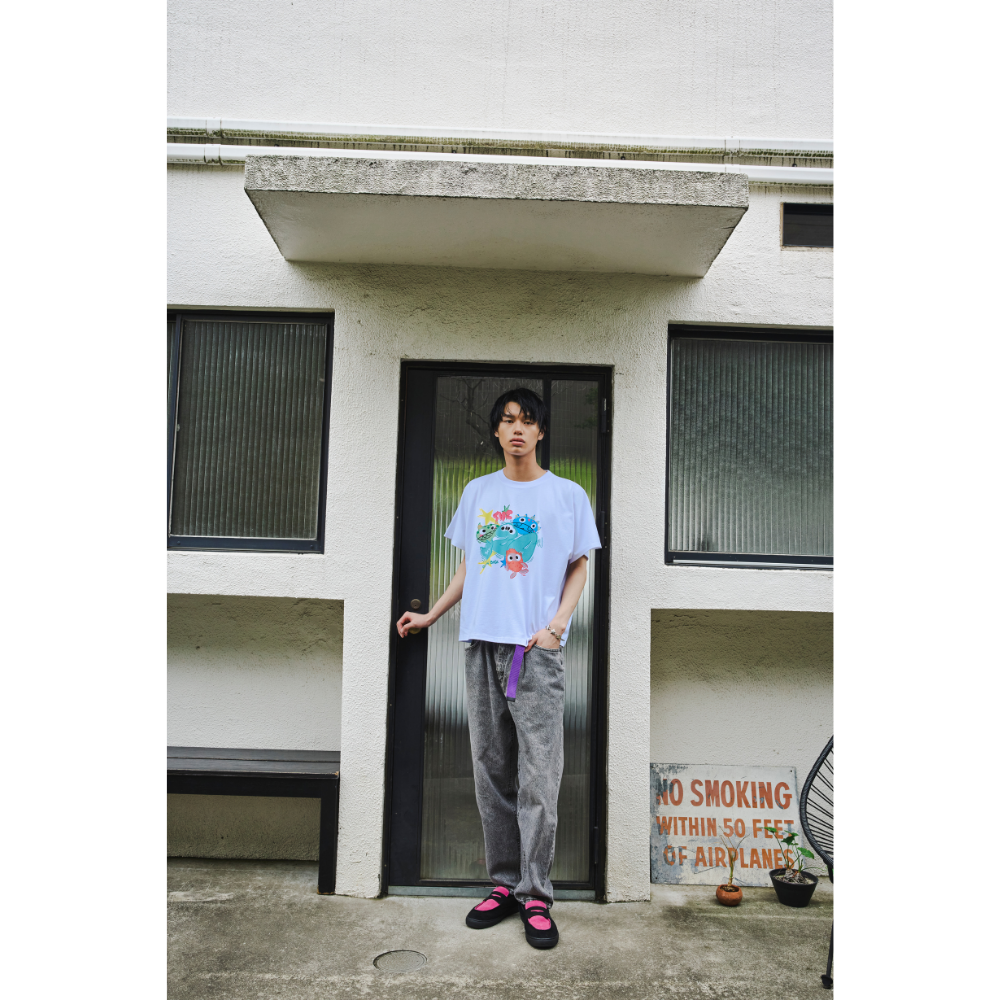 鳥木A【TシャツA　ホワイト】