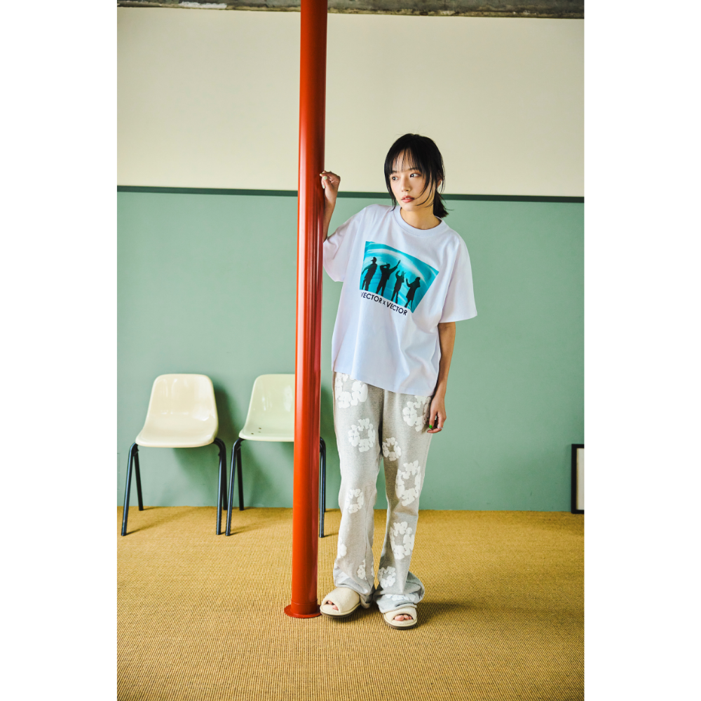 鳥木B【TシャツB　ホワイト】