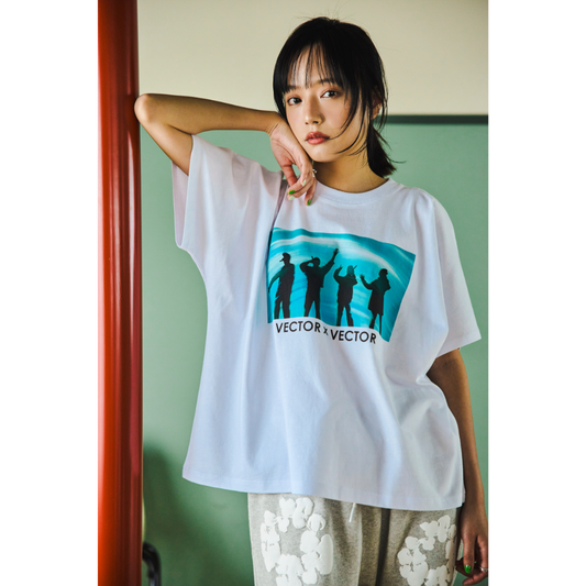 鳥木B【TシャツB　ホワイト】