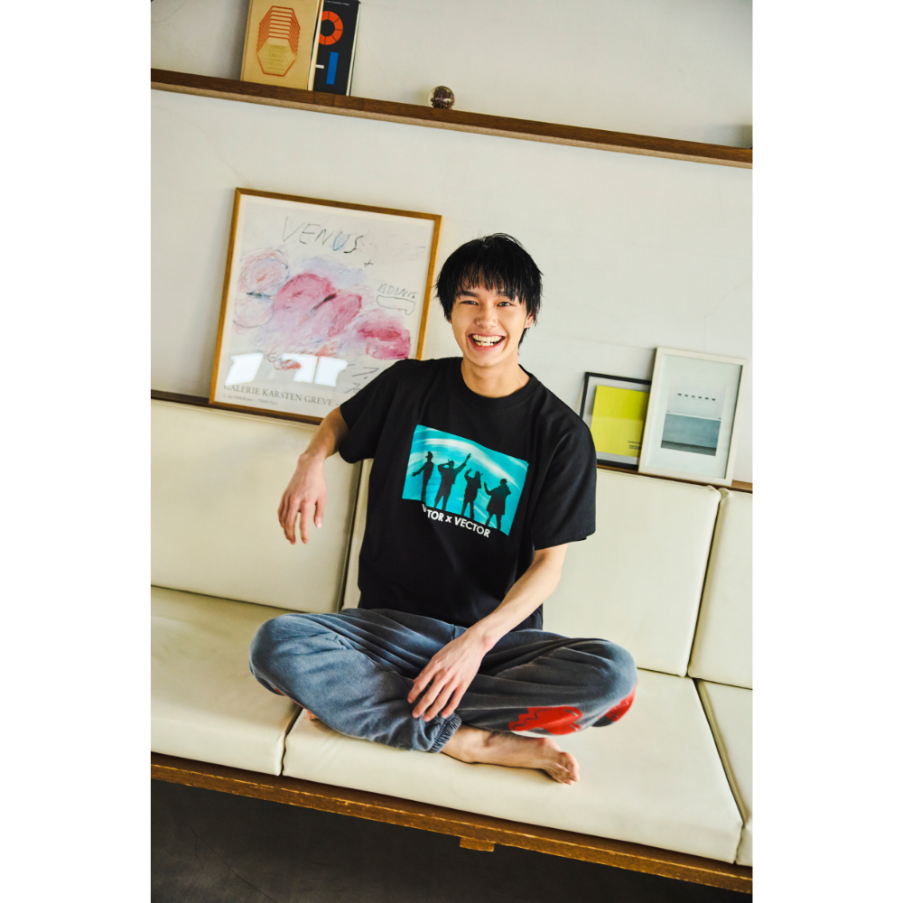 鳥木B【TシャツB　ブラック 】