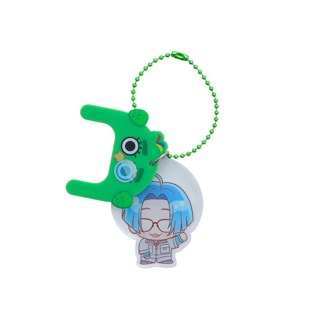 よんこういちnaviと【被りものアクリルキーホルダー（navi)】
